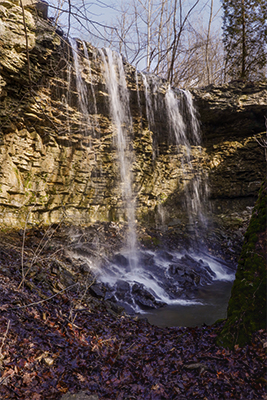 Fall time at Charleston Falls