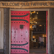 Doors into the Old Faithful Inn