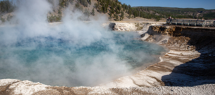 Excelsior Geyser crater